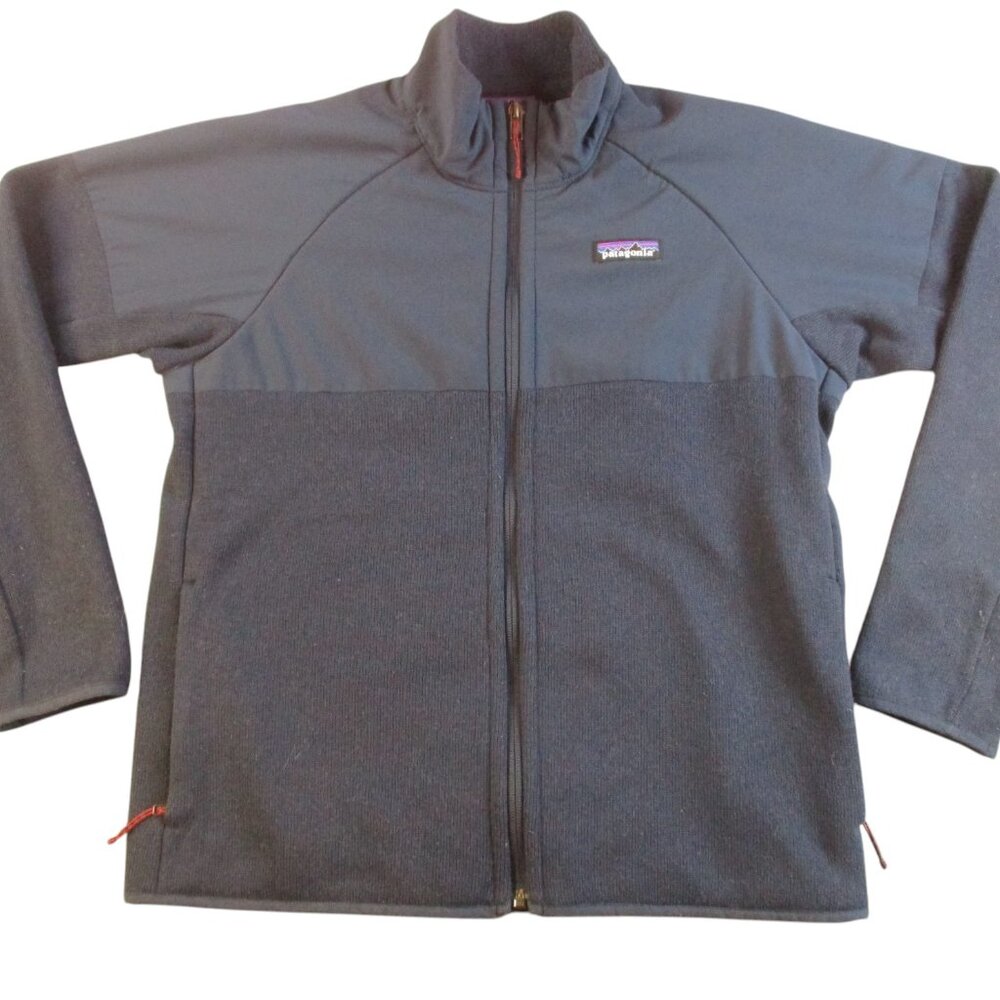 Patagonia Nena Better Sweater Jacket Women Medium Blue Lightweight Full Zip Hike